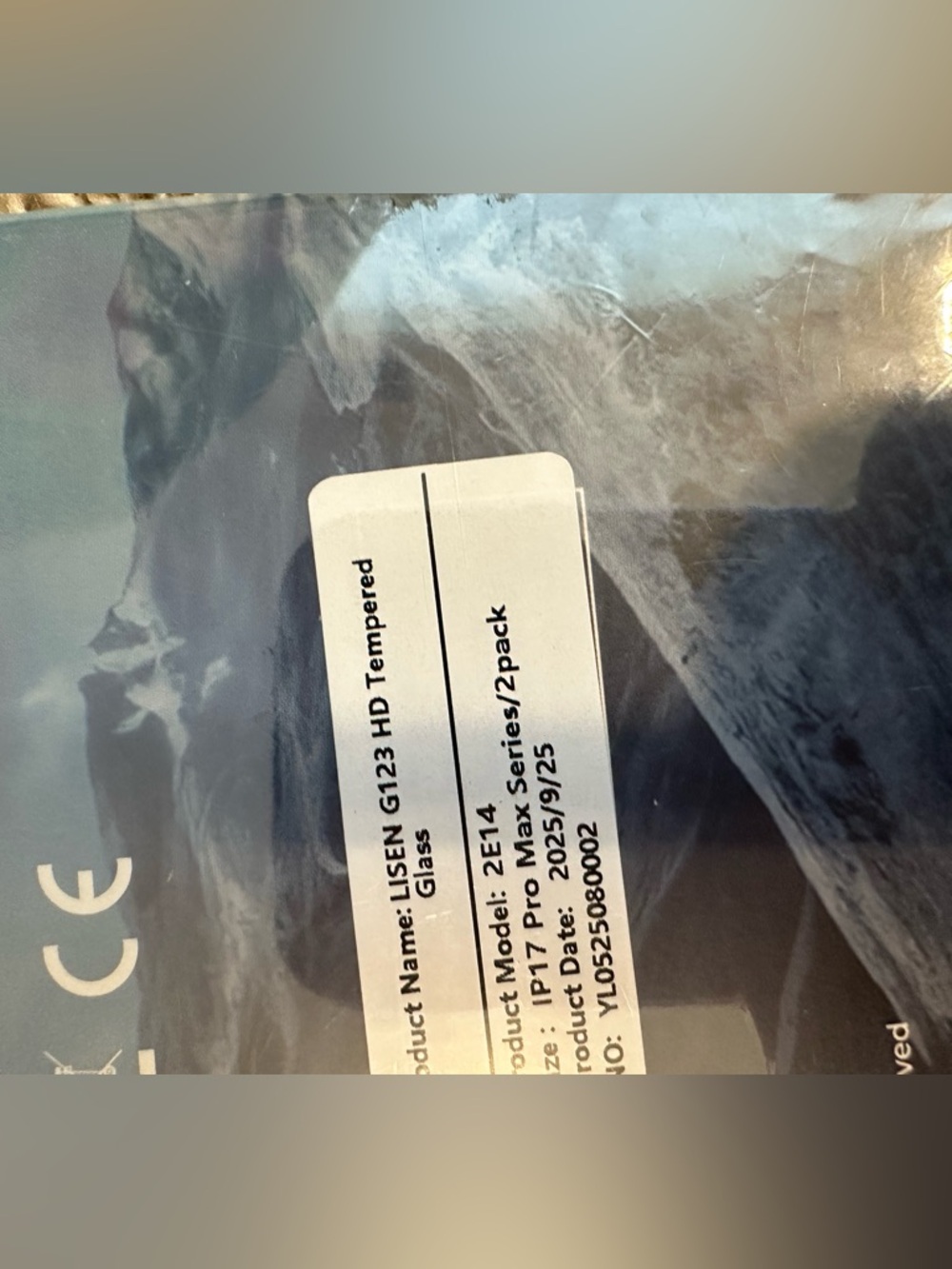 LISEN G123 HD IPhone 17 ProMax Tempered Glass - 2pck - Picture 4 of 4